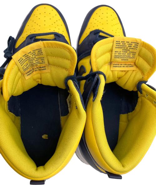 NIKE（ナイキ）NIKE (ナイキ) Dunk High Retro SE イエロー×ネイビー サイズ:SIZE 30cmの古着・服飾アイテム