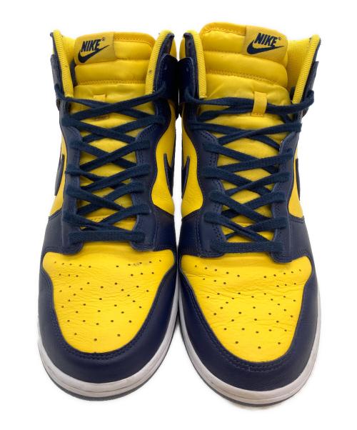 NIKE（ナイキ）NIKE (ナイキ) Dunk High Retro SE イエロー×ネイビー サイズ:SIZE 30cmの古着・服飾アイテム