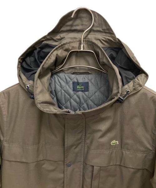 LACOSTE（ラコステ）LACOSTE (ラコステ) 中綿コート カーキ×グレー サイズ:SIZE 50/3の古着・服飾アイテム