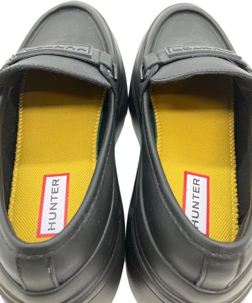 HUNTER（ハンター）HUNTER (ハンター) リファインド エクスプローラー フラットフォーム ローファー ブラック サイズ:SIZE 26cmの古着・服飾アイテム