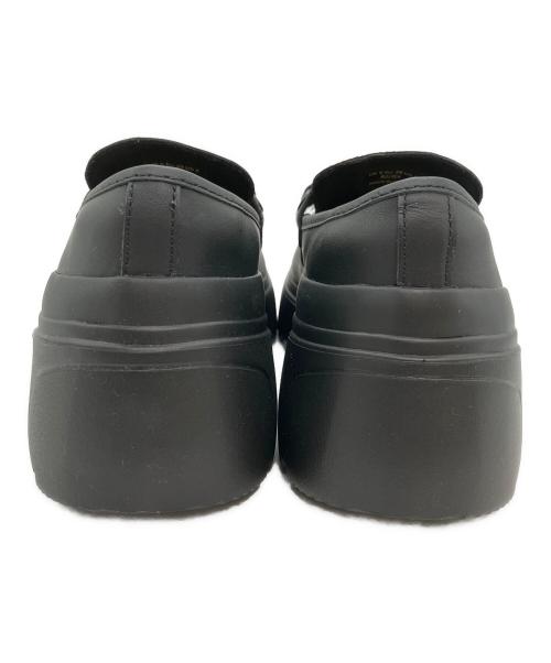 HUNTER（ハンター）HUNTER (ハンター) リファインド エクスプローラー フラットフォーム ローファー ブラック サイズ:SIZE 26cmの古着・服飾アイテム