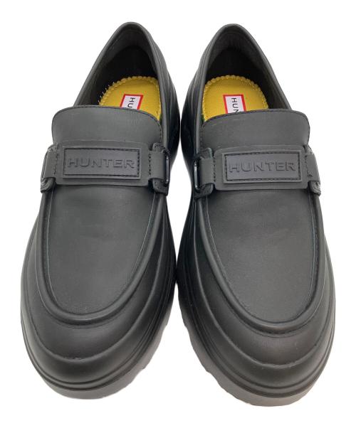 HUNTER（ハンター）HUNTER (ハンター) リファインド エクスプローラー フラットフォーム ローファー ブラック サイズ:SIZE 26cmの古着・服飾アイテム
