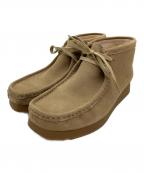 CLARKSクラークス）の古着「ワラビー ブーツ」｜ベージュ