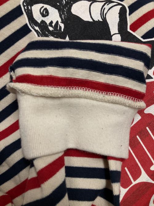 Hysteric Glamour（ヒステリックグラマー）Hysteric Glamour (ヒステリックグラマー) VIXEN GIRL 長袖Tシャツ トリコロールカラー サイズ:SIZE Mの古着・服飾アイテム