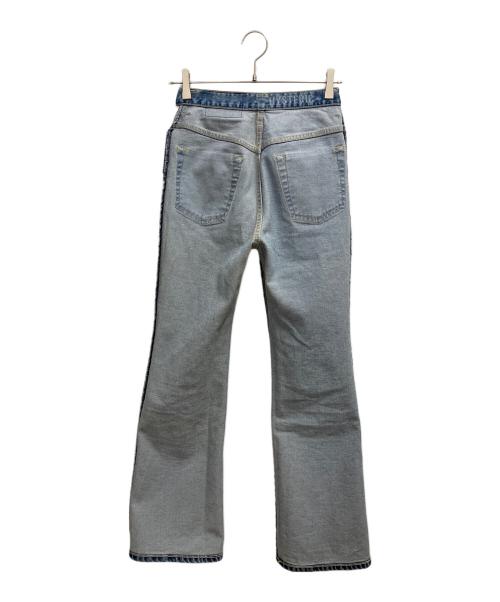 Hysteric Glamour（ヒステリックグラマー）Hysteric Glamour (ヒステリックグラマー) SNAKE LOOP デニムフレアパンツ インディゴ サイズ:SIZE 63.5cm (W25)の古着・服飾アイテム