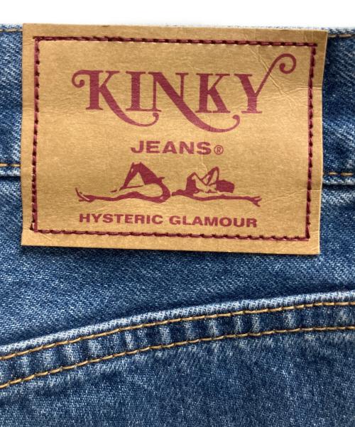 Hysteric Glamour（ヒステリックグラマー）Hysteric Glamour (ヒステリックグラマー) テーパードデニムパンツ インディゴ サイズ:SIZE 66cm (W26)の古着・服飾アイテム