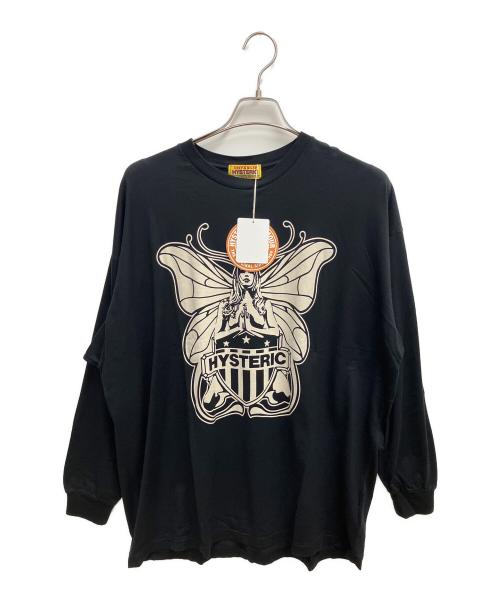 Hysteric Glamour（ヒステリックグラマー）Hysteric Glamour (ヒステリックグラマー) LEVITATED GIRL オーバーサイズTシャツ ブラック サイズ:SIZE Free 未使用品の古着・服飾アイテム