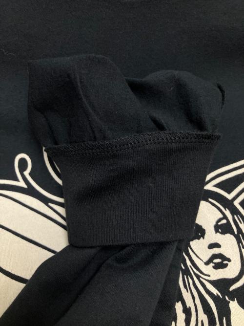 Hysteric Glamour（ヒステリックグラマー）Hysteric Glamour (ヒステリックグラマー) LEVITATED GIRL オーバーサイズTシャツ ブラック サイズ:SIZE Free 未使用品の古着・服飾アイテム