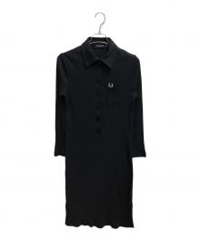 FRED PERRY（フレッドペリー）の古着「長袖ワンピース」｜ブラック