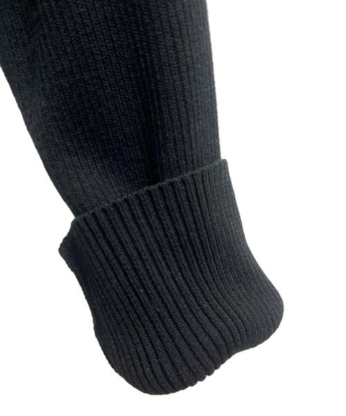 BLUE LABEL CRESTBRIDGE（ブルーレーベルクレストブリッジ）BLUE LABEL CRESTBRIDGE (ブルーレーベルクレストブリッジ) 長袖ワンピース ブラック×ベージュ サイズ:SIZE Mの古着・服飾アイテム