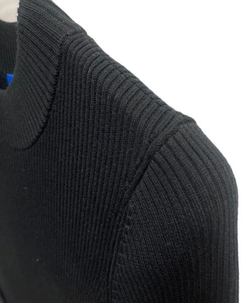 BLUE LABEL CRESTBRIDGE（ブルーレーベルクレストブリッジ）BLUE LABEL CRESTBRIDGE (ブルーレーベルクレストブリッジ) 長袖ワンピース ブラック×ベージュ サイズ:SIZE Mの古着・服飾アイテム