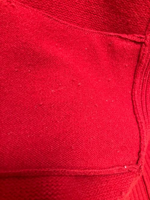 POLO RALPH LAUREN（ポロ・ラルフローレン）POLO RALPH LAUREN (ポロ・ラルフローレン) ジップアップニット　カーディガン レッド サイズ:SIZE Sの古着・服飾アイテム