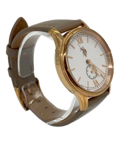 U.S POLO ASSN（ユーエスポロアッスン）U.S POLO ASSN (ユーエスポロアッスン) 腕時計 ホワイトの古着・服飾アイテム