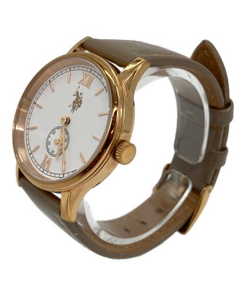 U.S POLO ASSN（ユーエスポロアッスン）U.S POLO ASSN (ユーエスポロアッスン) 腕時計 ホワイトの古着・服飾アイテム