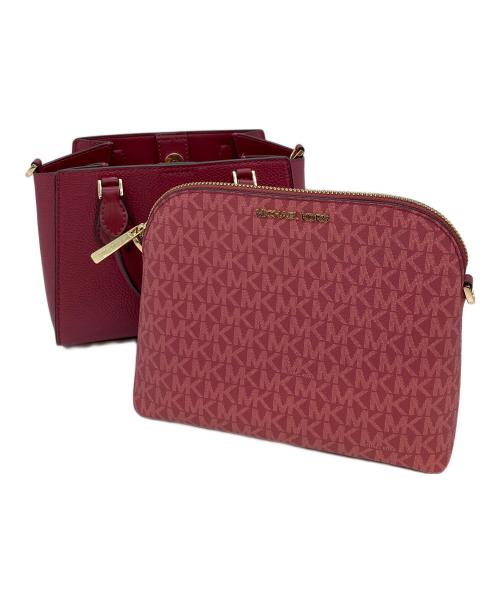 MICHAEL KORS（マイケル・コース）MICHAEL KORS (マイケル・コース) 2WAYバッグ ピンクの古着・服飾アイテム