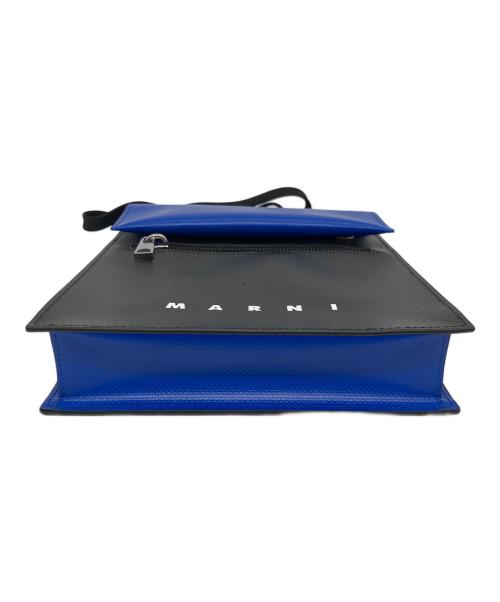 MARNI（マルニ）MARNI (マルニ) Tribeca　ショルダーバッグ ブラック×ブルーの古着・服飾アイテム