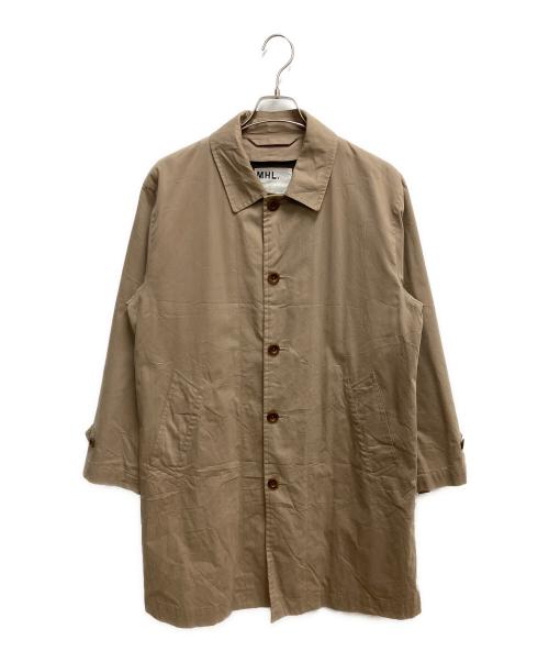 MHL（エムエイチエル）MHL (エムエイチエル) ステンカラーコート ベージュ サイズ:SIZE Mの古着・服飾アイテム