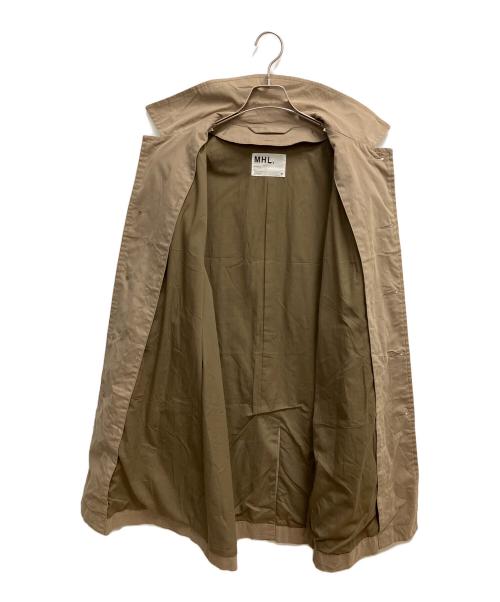 MHL（エムエイチエル）MHL (エムエイチエル) ステンカラーコート ベージュ サイズ:SIZE Mの古着・服飾アイテム