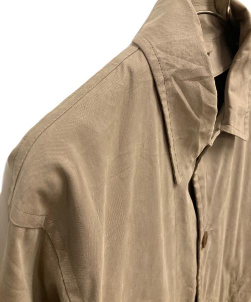 MHL（エムエイチエル）MHL (エムエイチエル) ステンカラーコート ベージュ サイズ:SIZE Mの古着・服飾アイテム