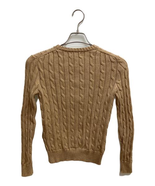 POLO RALPH LAUREN（ポロ・ラルフローレン）POLO RALPH LAUREN (ポロ・ラルフローレン) 厚手ニット ベージュ サイズ:SIZE XSの古着・服飾アイテム