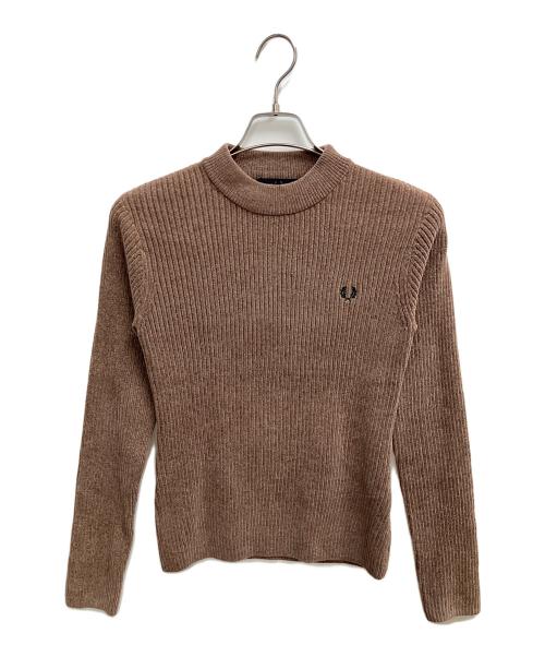 FRED PERRY（フレッドペリー）FRED PERRY (フレッドペリー) 厚手ニット ブラウン サイズ:SIZE Mの古着・服飾アイテム