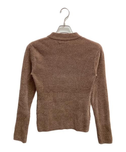 FRED PERRY（フレッドペリー）FRED PERRY (フレッドペリー) 厚手ニット ブラウン サイズ:SIZE Mの古着・服飾アイテム