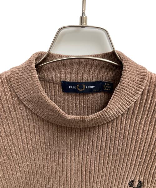 FRED PERRY（フレッドペリー）FRED PERRY (フレッドペリー) 厚手ニット ブラウン サイズ:SIZE Mの古着・服飾アイテム