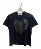 PLAY COMME des GARCONSプレイコムデギャルソン）の古着「半袖カットソー」｜ブラック