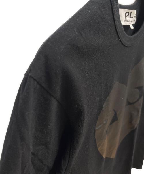 PLAY COMME des GARCONS（プレイコムデギャルソン）PLAY COMME des GARCONS (プレイコムデギャルソン) 半袖カットソー ブラック サイズ:SIZE Lの古着・服飾アイテム