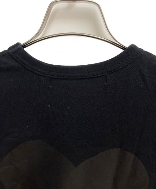 PLAY COMME des GARCONS（プレイコムデギャルソン）PLAY COMME des GARCONS (プレイコムデギャルソン) 半袖カットソー ブラック サイズ:SIZE Lの古着・服飾アイテム
