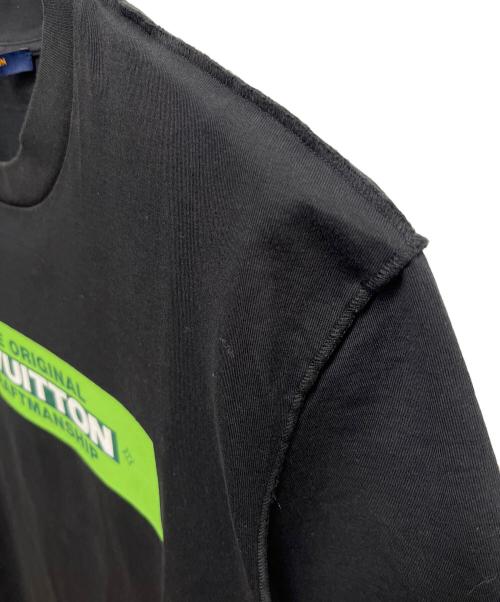 LOUIS VUITTON（ルイ ヴィトン）LOUIS VUITTON (ルイ ヴィトン) クラフトマンシップロゴ半袖Tシャツ ブラック サイズ:SIZE Lの古着・服飾アイテム