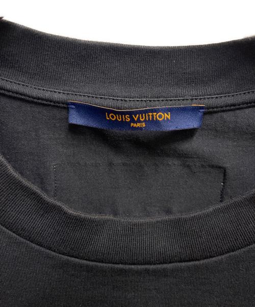 LOUIS VUITTON（ルイ ヴィトン）LOUIS VUITTON (ルイ ヴィトン) クラフトマンシップロゴ半袖Tシャツ ブラック サイズ:SIZE Lの古着・服飾アイテム