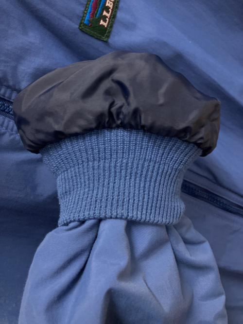 L.L.Bean（エルエルビーン）L.L.Bean (エルエルビーン) ウォームアップジャケット ナイロンジャケット ブルー サイズ:不明の古着・服飾アイテム