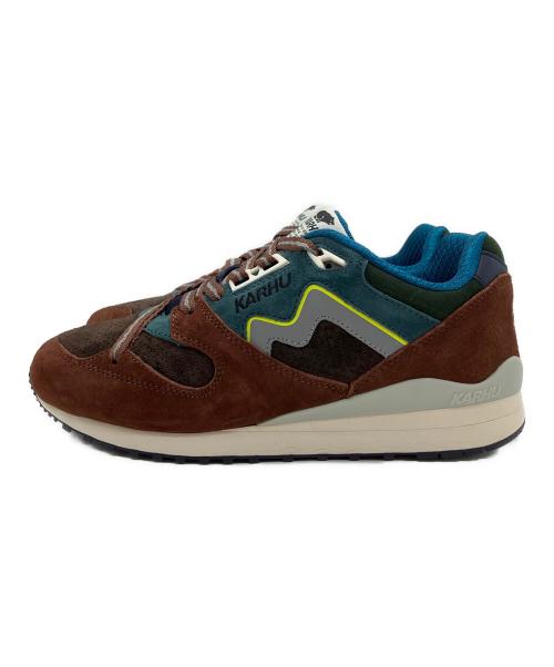 KARHU（カルフ）KARHU (カルフ) ローカットスニーカー ブラウン×ブルー サイズ:SIZE 25.5cmの古着・服飾アイテム