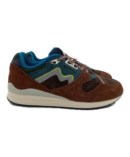 KARHU（カルフ）KARHU (カルフ) ローカットスニーカー ブラウン×ブルー サイズ:SIZE 25.5cmの古着・服飾アイテム