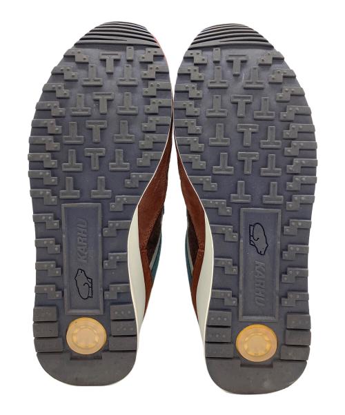 KARHU（カルフ）KARHU (カルフ) ローカットスニーカー ブラウン×ブルー サイズ:SIZE 25.5cmの古着・服飾アイテム