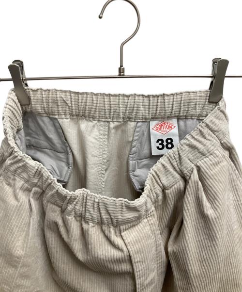 DANTON（ダントン）DANTON (ダントン) コーデュロイ イージークロップドパンツ ベージュ サイズ:SIZE 38の古着・服飾アイテム