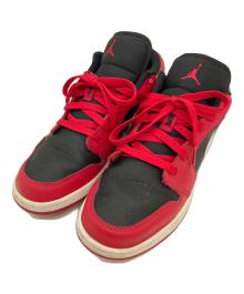 NIKE（ナイキ）の古着「Air Jordan 1 Low GS ローカットスニーカー」｜ブラック×レッド