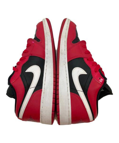NIKE（ナイキ）NIKE (ナイキ) Air Jordan 1 Low GS ローカットスニーカー ブラック×レッド サイズ:SIZE 24cmの古着・服飾アイテム