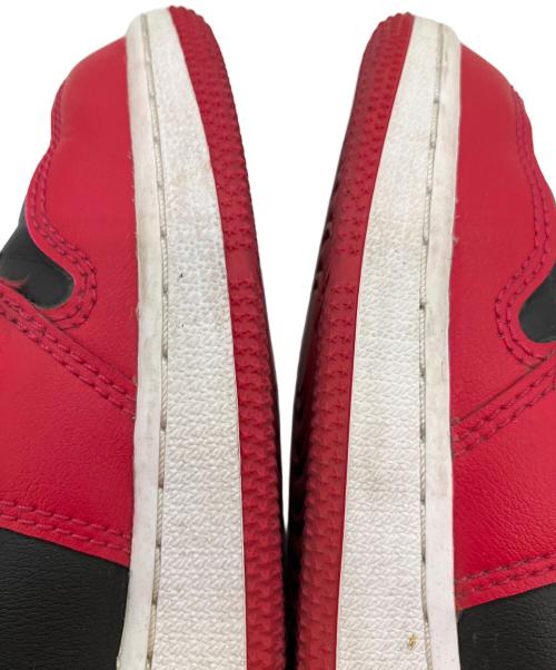 NIKE（ナイキ）NIKE (ナイキ) Air Jordan 1 Low GS ローカットスニーカー ブラック×レッド サイズ:SIZE 24cmの古着・服飾アイテム