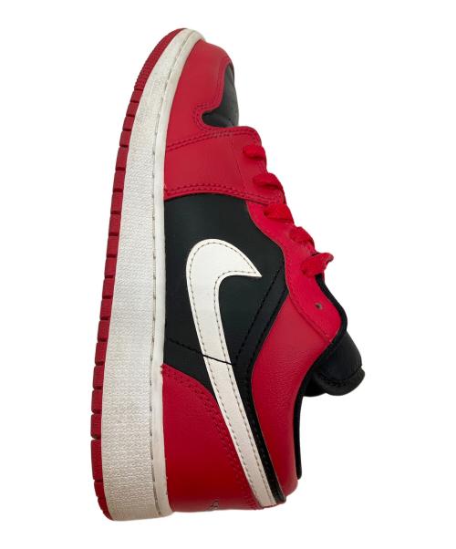 NIKE（ナイキ）NIKE (ナイキ) Air Jordan 1 Low GS ローカットスニーカー ブラック×レッド サイズ:SIZE 24cmの古着・服飾アイテム
