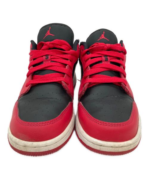 NIKE（ナイキ）NIKE (ナイキ) Air Jordan 1 Low GS ローカットスニーカー ブラック×レッド サイズ:SIZE 24cmの古着・服飾アイテム