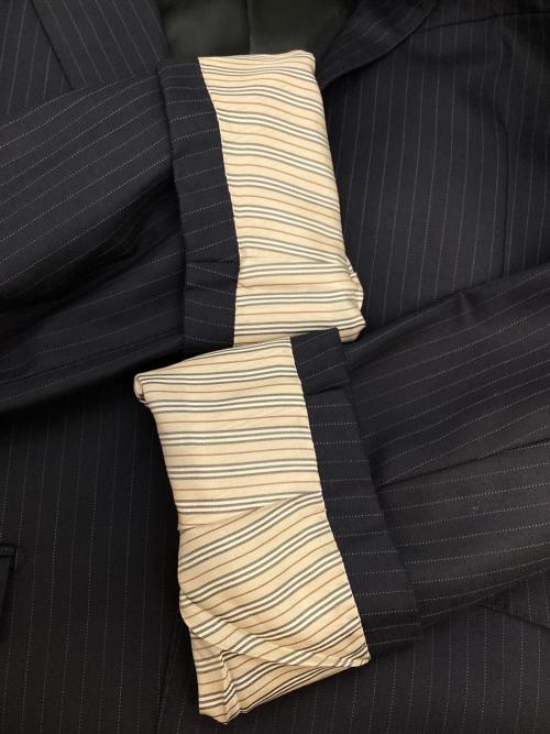 BURBERRY BLACK LABEL（バーバリーブラックレーベル）BURBERRY BLACK LABEL (バーバリーブラックレーベル) セットアップスーツ ネイビー サイズ:92-76-170/SIZE 38Rの古着・服飾アイテム