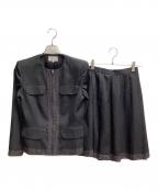 Mademoiselle Diorマドモアゼル ディオール）の古着「セットアップスーツ　スカートスーツ」｜ブラック