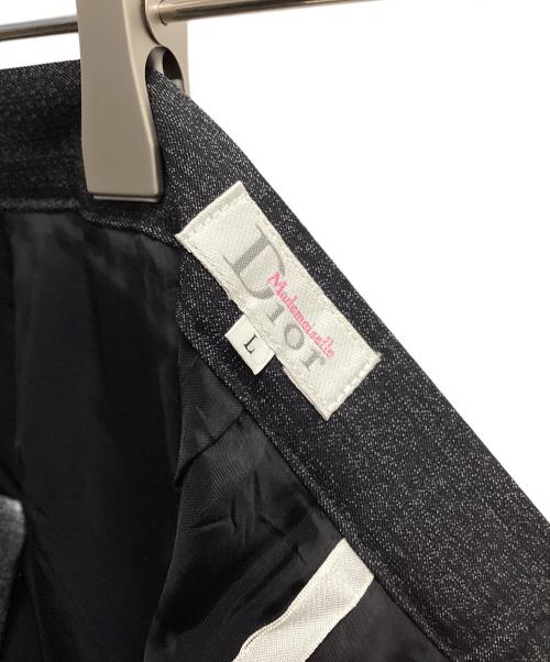 Mademoiselle Dior（マドモアゼル ディオール）Mademoiselle Dior (マドモアゼル ディオール) セットアップスーツ　スカートスーツ ブラック サイズ:ジャケットM /スカートＬの古着・服飾アイテム