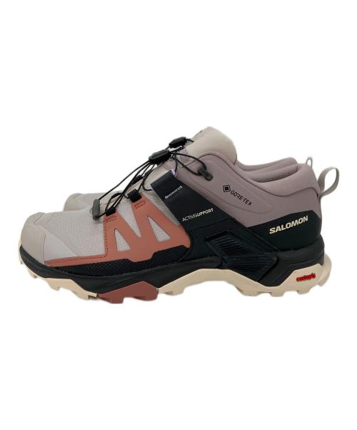 SALOMON（サロモン）SALOMON (サロモン) X Ultra 4 GTX ピンク×ブラック サイズ:SIZE 24.5cmの古着・服飾アイテム