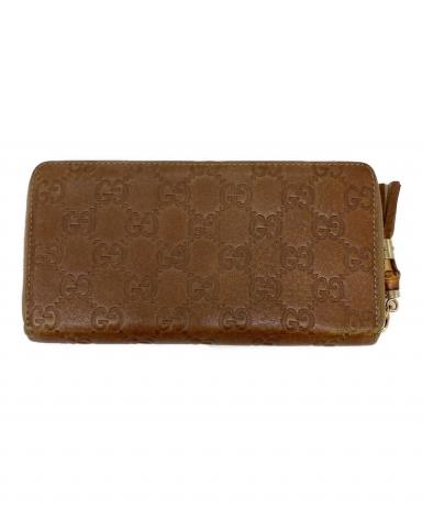 中古・古着通販】GUCCI (グッチ) グッチシマ バンブー ラウンド