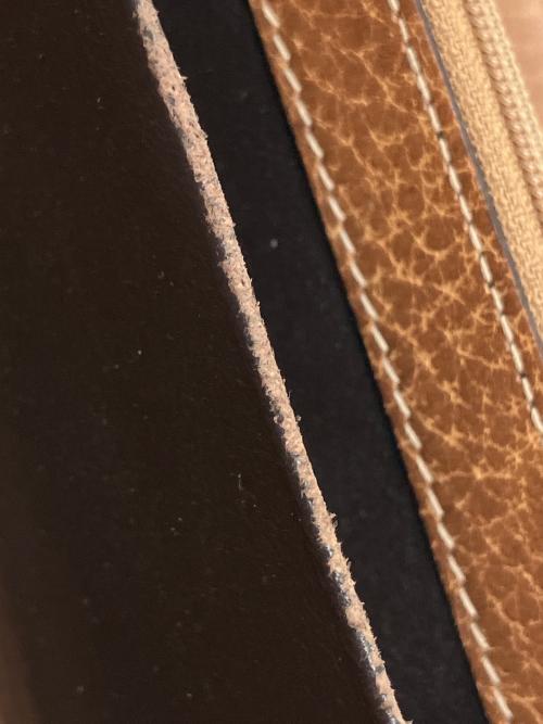 GUCCI（グッチ）GUCCI (グッチ) グッチシマ バンブー ラウンドファスナー長財布 ブラウンの古着・服飾アイテム