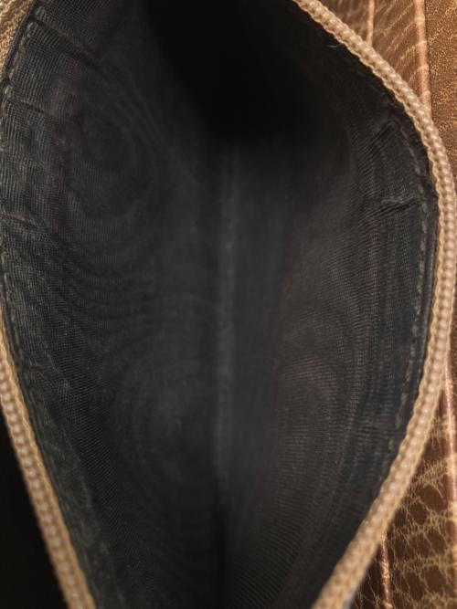 GUCCI（グッチ）GUCCI (グッチ) グッチシマ バンブー ラウンドファスナー長財布 ブラウンの古着・服飾アイテム