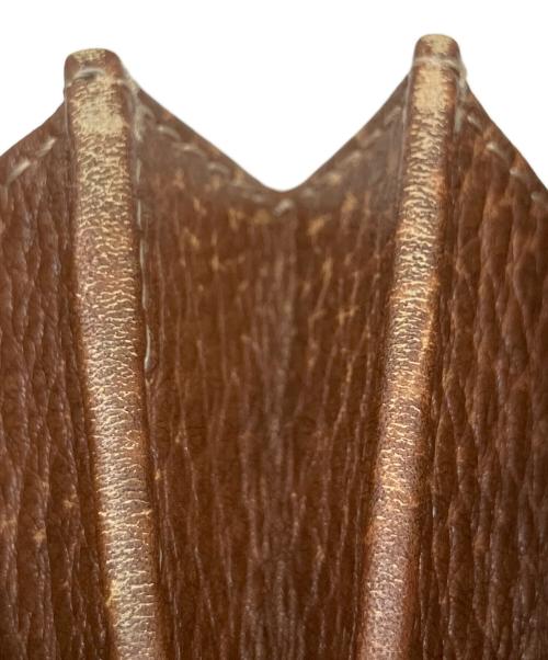 GUCCI（グッチ）GUCCI (グッチ) グッチシマ バンブー ラウンドファスナー長財布 ブラウンの古着・服飾アイテム